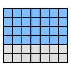 Schematic matrix A with r independent rows highlighted and remaining rows gray.