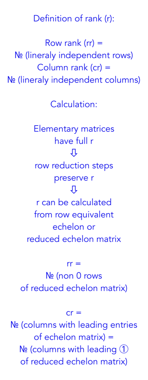 Echelon, Rediced Echelon and Matrix Rank Tutorial (Matrix Solver)